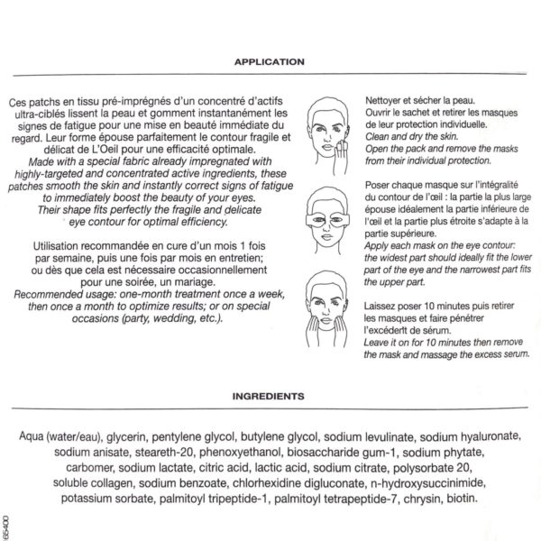 Les soins spécialistes-Masque contour yeux LPG®